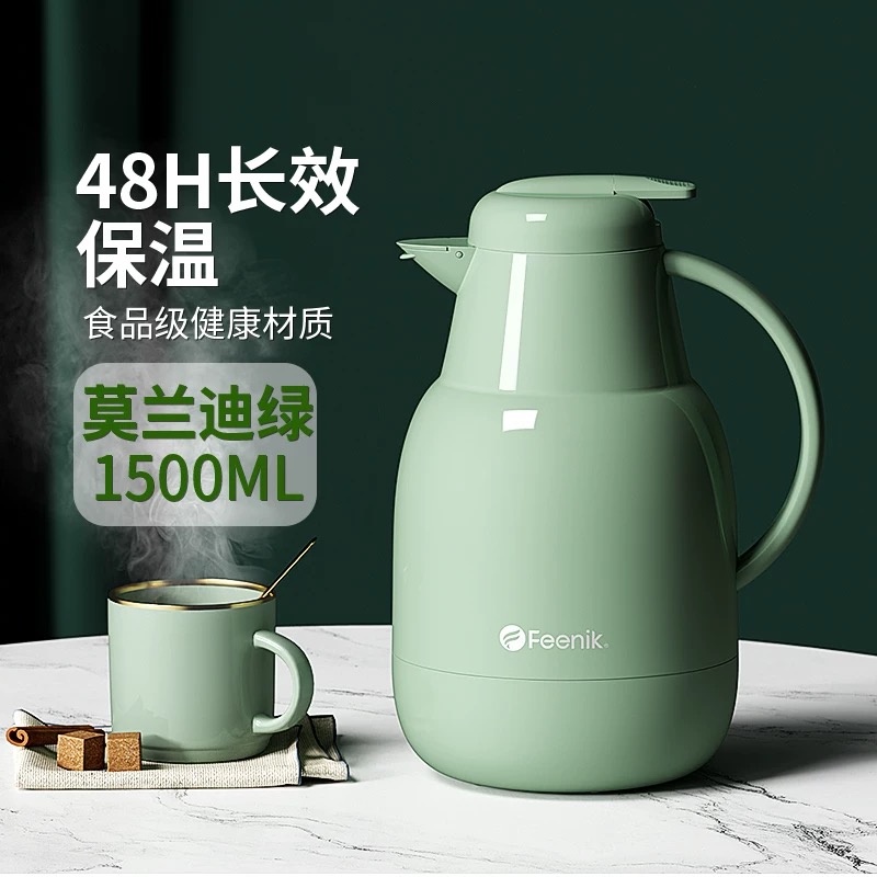 保温暖水壶/中东保温瓶/龙凤保温瓶/保暖壶/大容量保温杯白底实物图