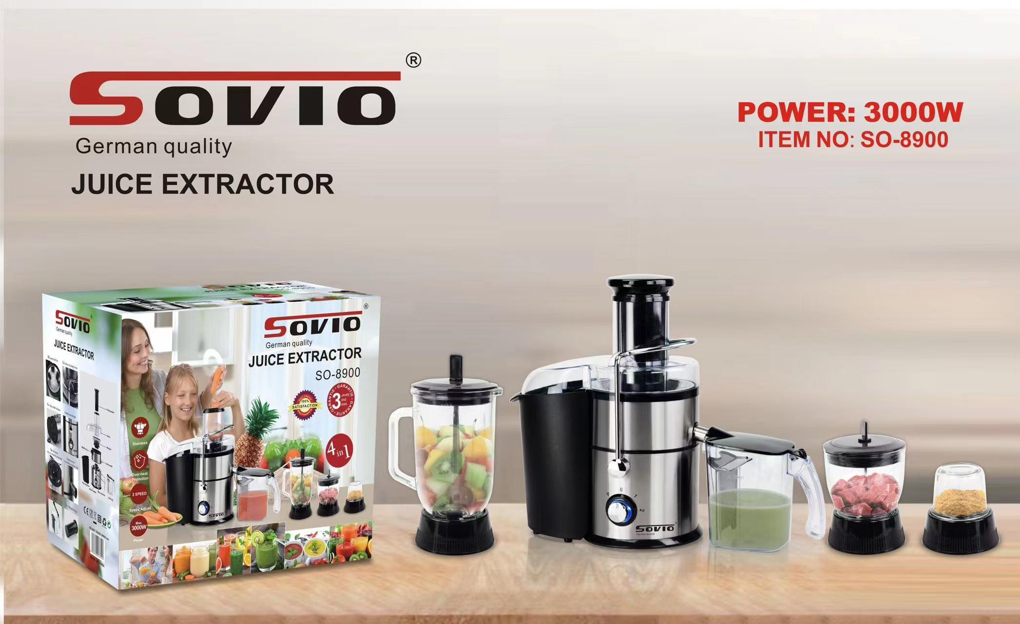 Foreign trade cross-border SOVIO 4-in-1 Juicer Juicer 8900 full figure