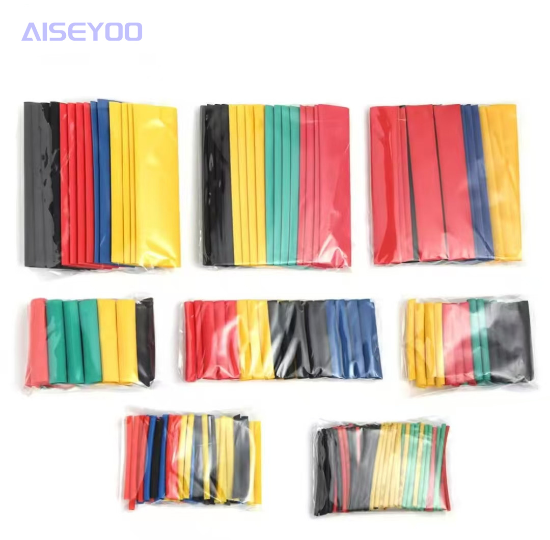 127 PCS / 164 PCS / 328 PCS / 530 PCS color heat shrinkable tube Heat insulation casing suits