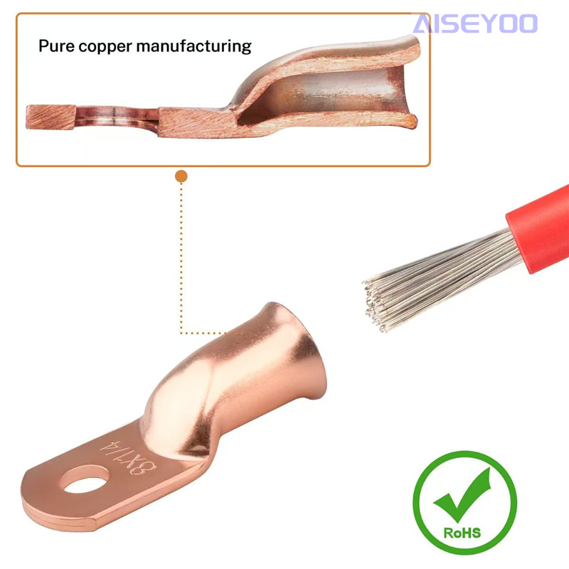 120pcs美规AWG8642铜线耳带热收缩套装60+60pcs管环端子连接器详情图5