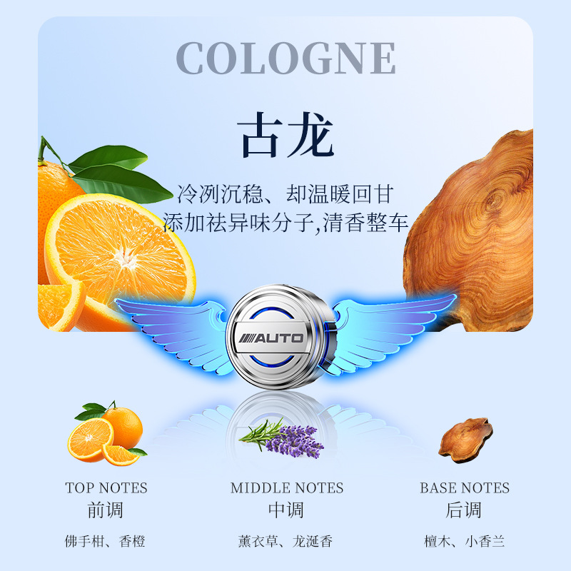 Car in-car air outlet aromatherapy rhythm light, smart perfume fragrance, in-car sound pickup light, voice-controlled music atmosphere light Item Picture