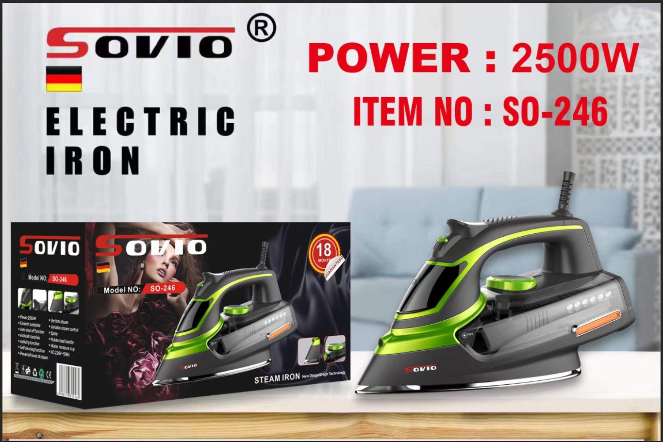 SOVIO Electric Iron 246 full figure