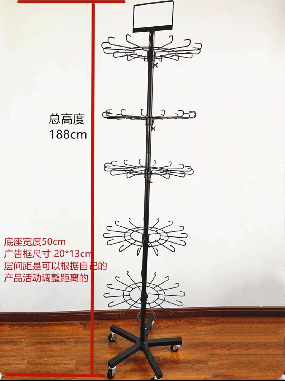 网红摆摊必备 饰品展示架手串盘 眼镜摆架 轻奢饰品收纳整理架详情图2