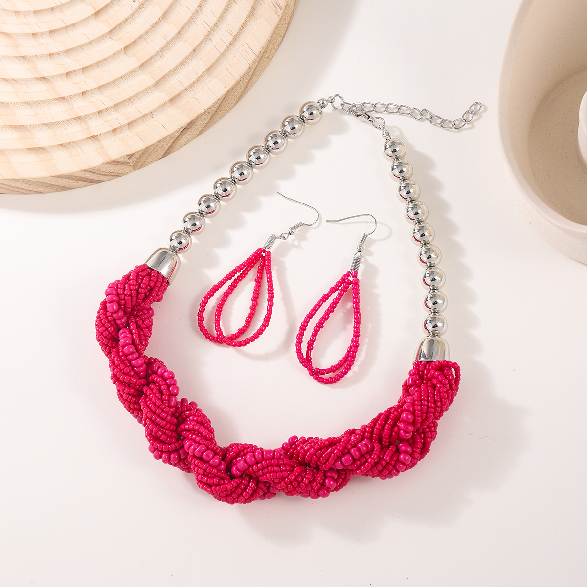 饰品/四叶草/西太后/项链珠宝套装/钛钢链项链细节图