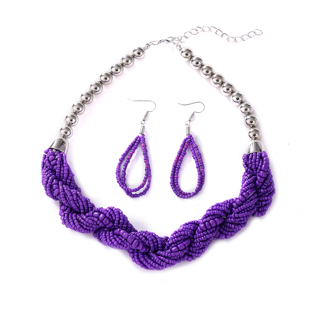 饰品/四叶草/西太后/项链珠宝套装/钛钢链项链白底实物图