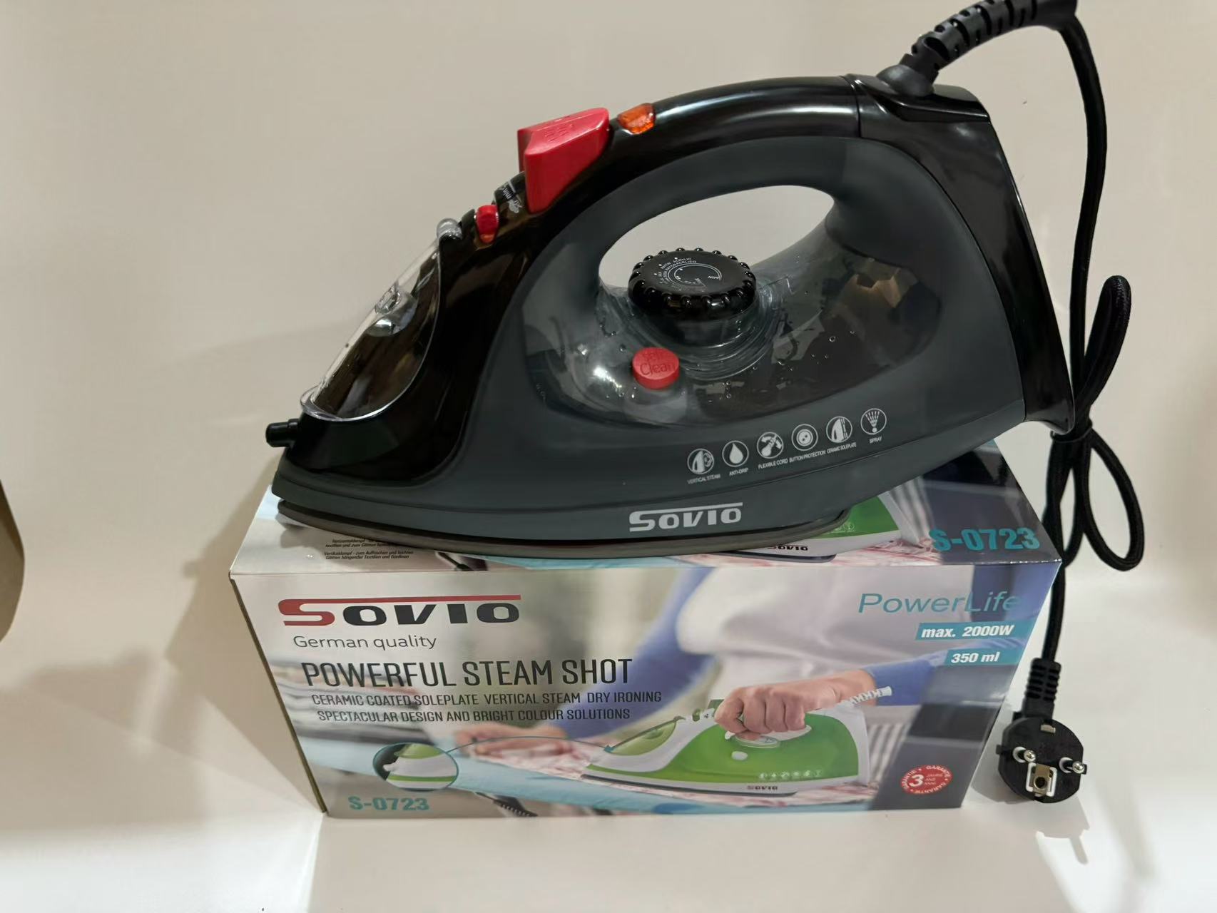 SOVIO Iron 0723 Specification drawing