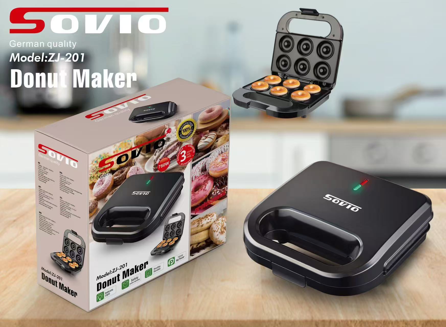 SOVIO donut maker ZJ-201 Application Scenario