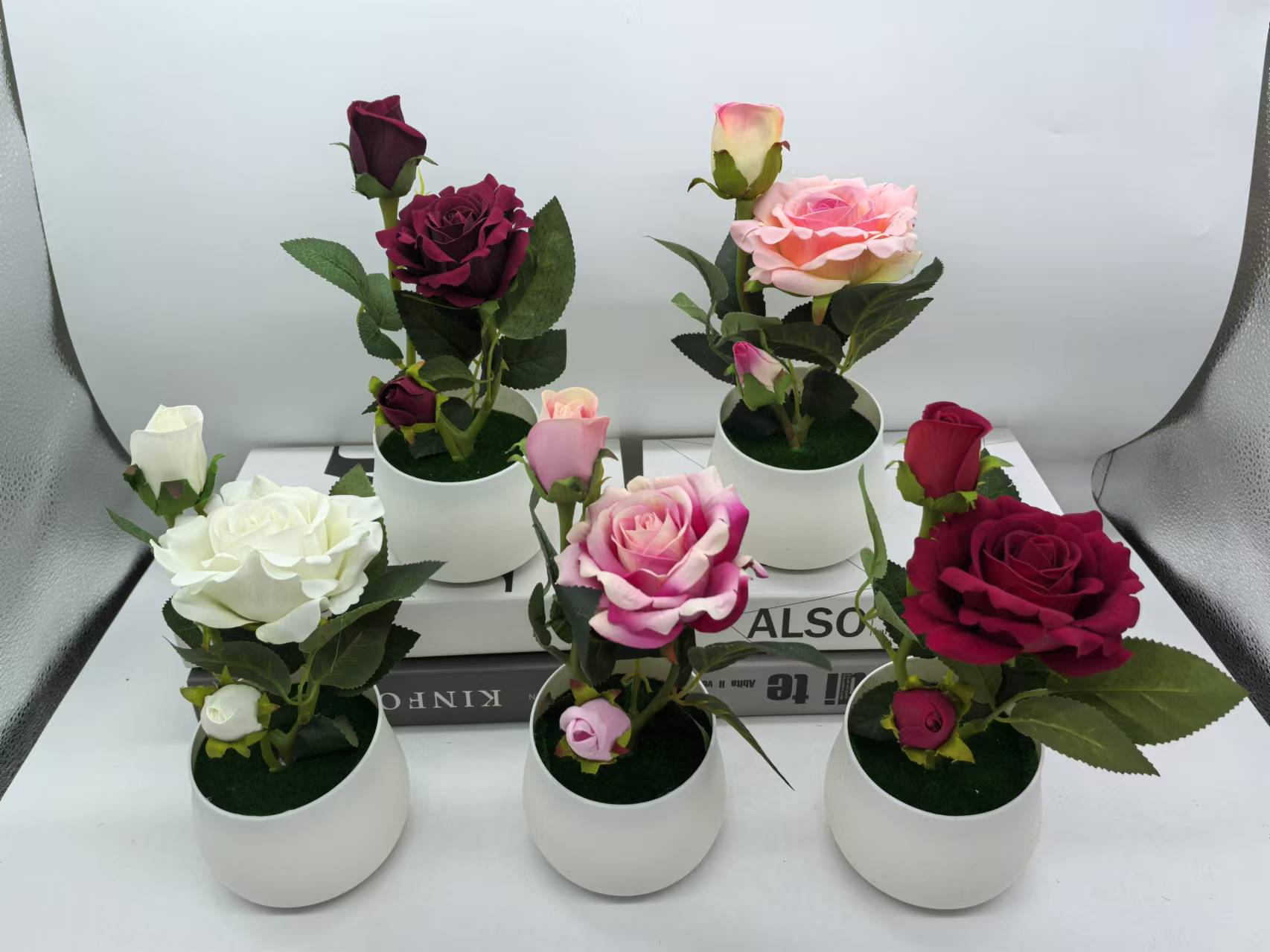 手工花材料/塑料花/红果发财果/仿真花/金扇叶产品图