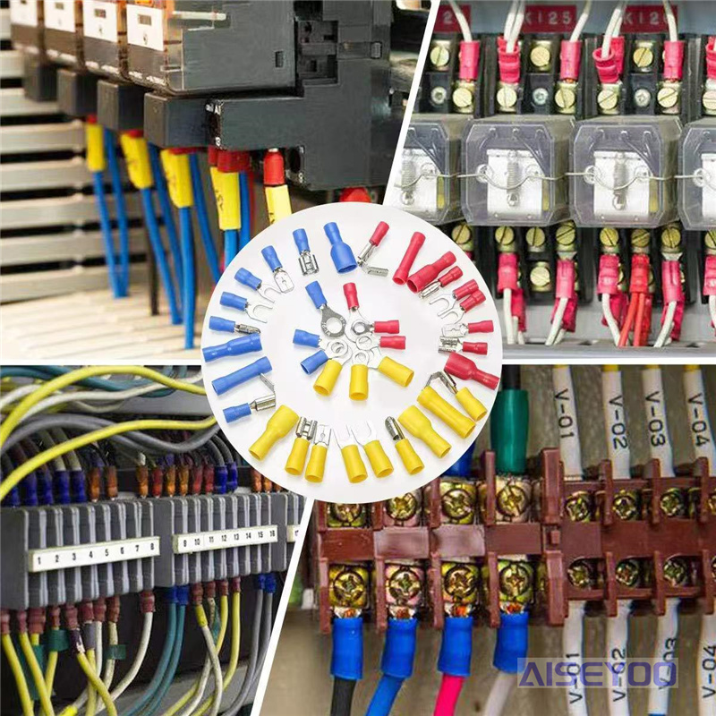 840PCS wire connectors, insulated wire crimping terminals, hybrid butt connectors, cold-pressed bare terminals, box-packed cold-pressed wiring terminals Application Scenario