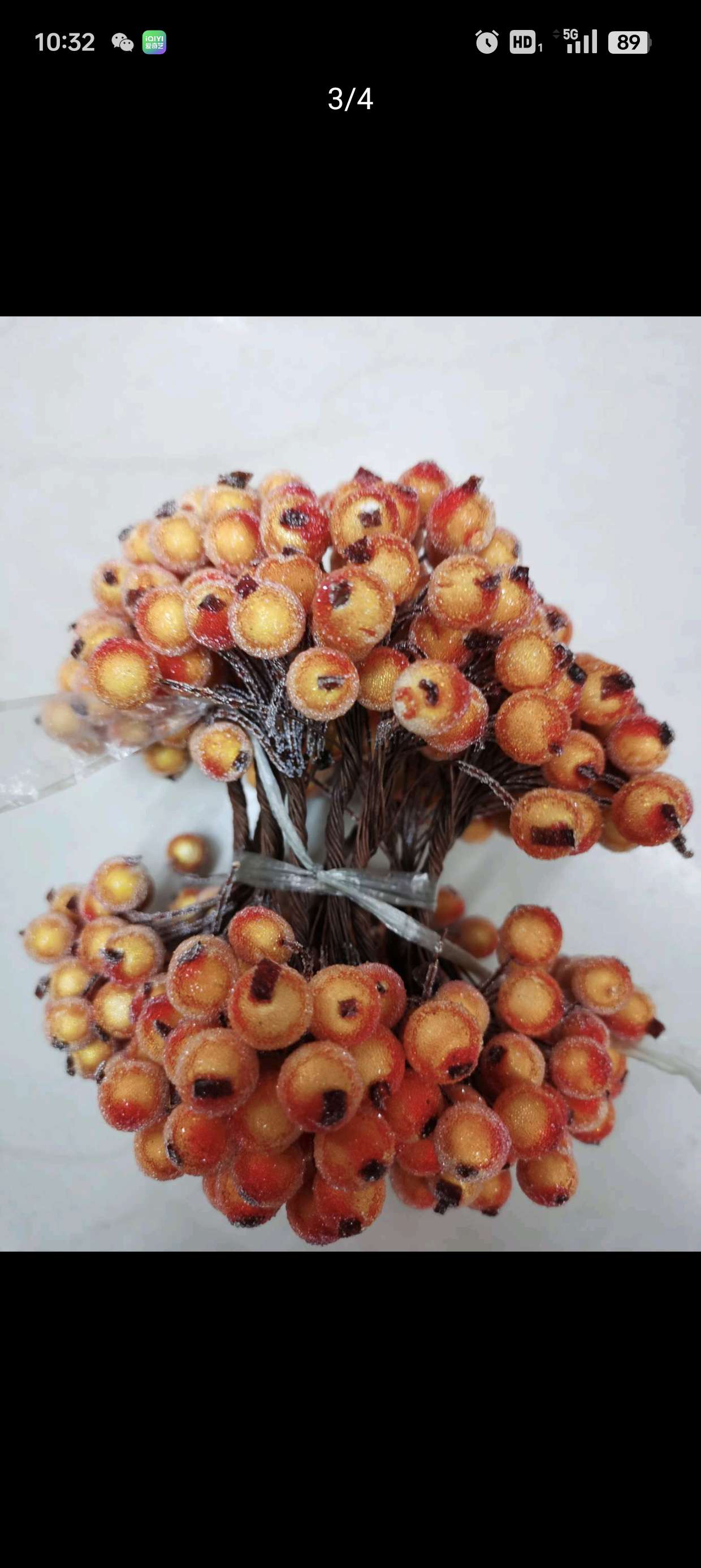 Glass fruit orange Christmas foam fruit glass fruit flower arrangement orange Item Picture