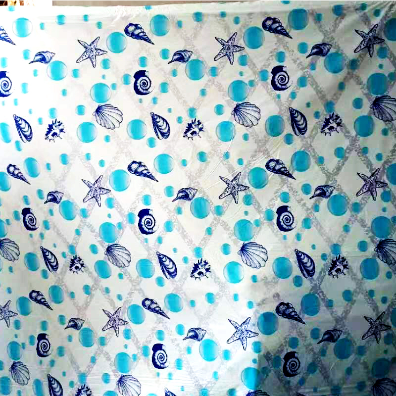 浴帘/浴帘浴帘钩/curtain/浴室帘子/YATO白底实物图