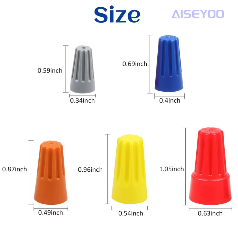 180 pieces of pcs combination set box, screw crimping cap, quick terminal block, spring crimping cap combination Specification image