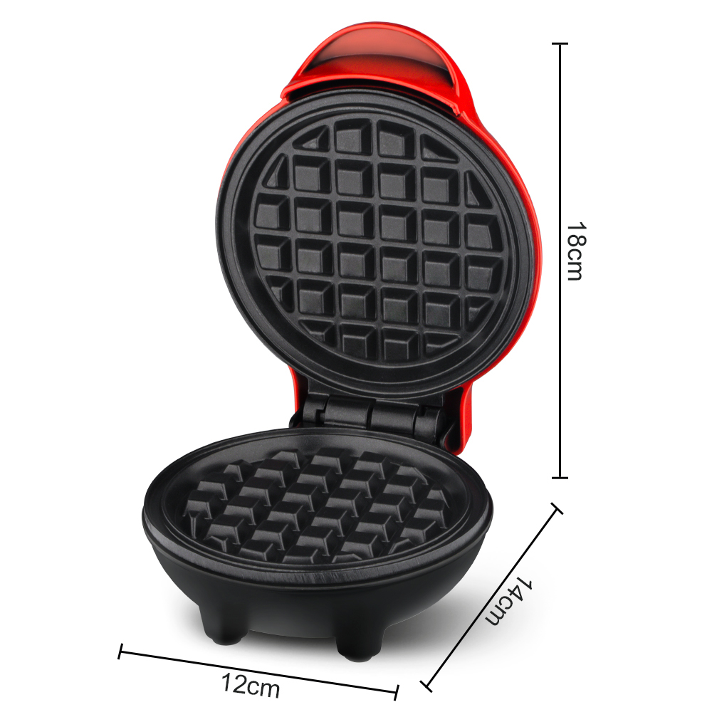 RAF European standard cross-border breakfast machine, double-sided heating, multi-functional toaster, portable waffle maker, compact and lightweight Specification image
