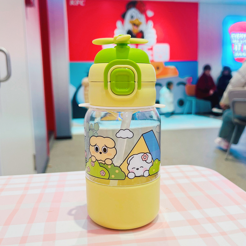 X152-XBD-2021 Children's water cup New portable plastic cup large capacity kettle summer cute straw cup undefined