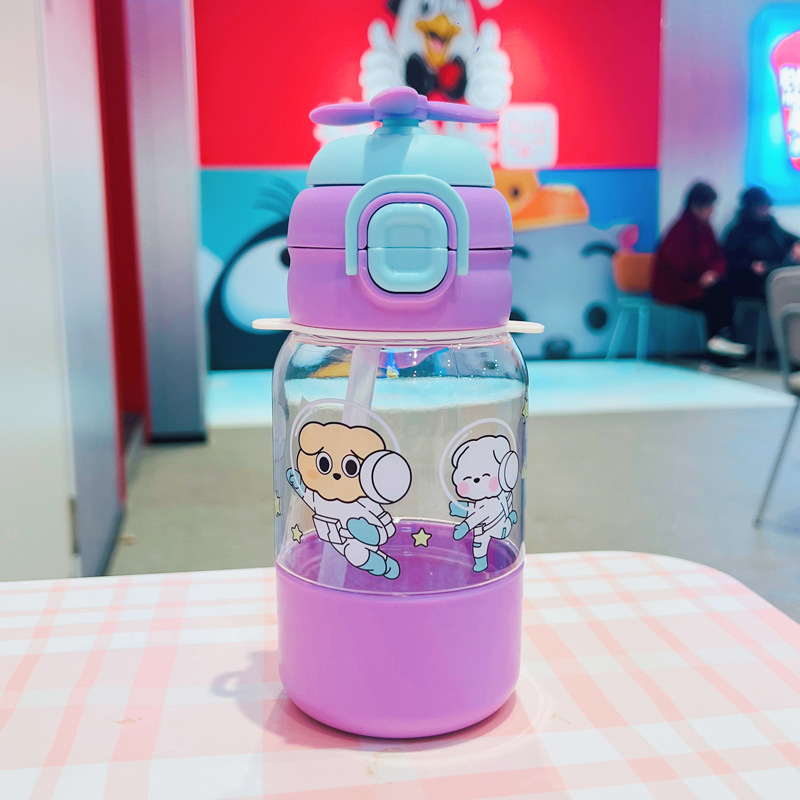 X152-XBD-2021 Children's water cup New portable plastic cup large capacity kettle summer cute straw cup undefined