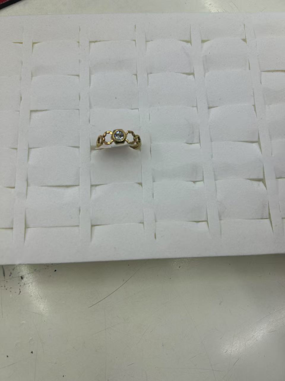纯银戒子/水晶戒指/石榴石/碧玺/925银饰戒指产品图