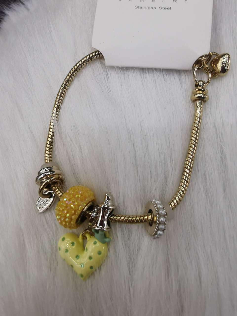 沙金质感不锈钢手镯 女士名媛款手链 高级感手饰 不规则设计独特饰品