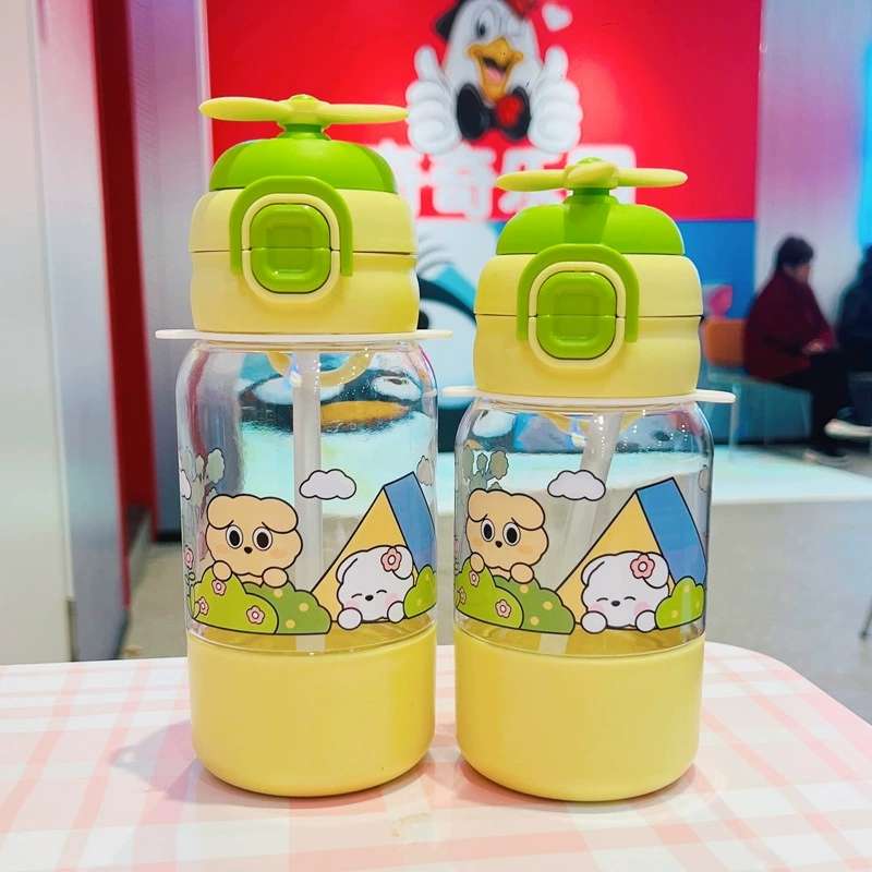 X152-XBD-2021 Children's water cup New portable plastic cup large capacity kettle summer cute straw cup undefined