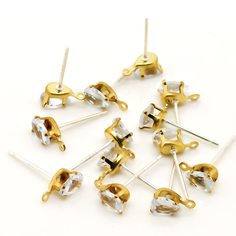 E-commerce bestsellers, water-drop ear studs, unique design, simple, fashionable and individual accessories, wholesale of ear bone studs, accessories, ear studs, creative ear needles Item Picture