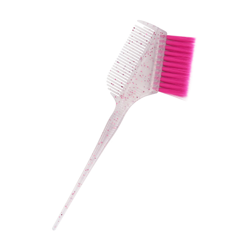 Glitter handle hair dye brush, wholesale hair salon perming and dyeing tools, hair dye comb, professional color hair dyeing brush for salons
