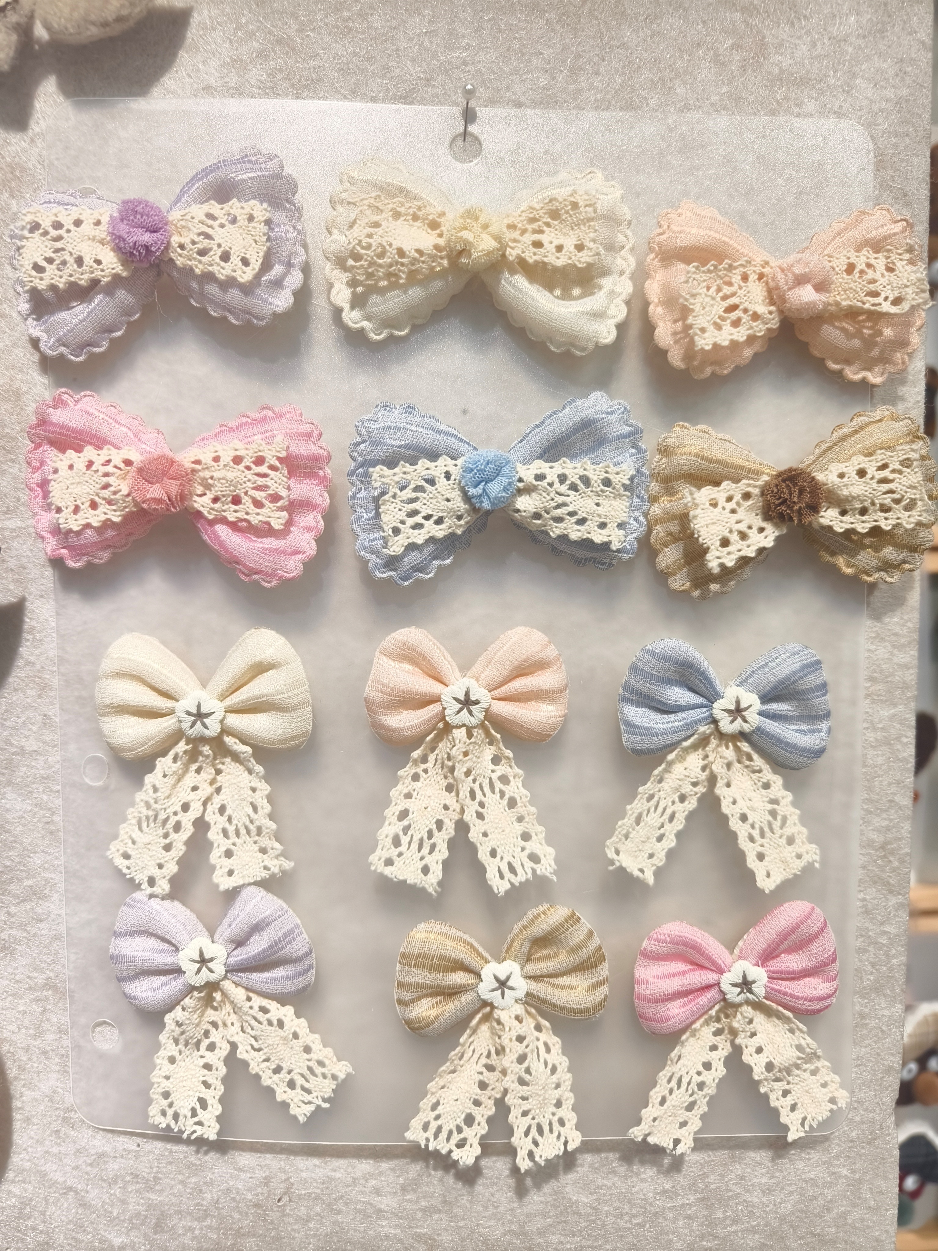 Quanxin Accessories Fabric art DIY clothing hat socks accessories design handmade accessories finished cygnet bow round new cotton fabric knot bow Fresh accessories ribbon bow accessories full figure