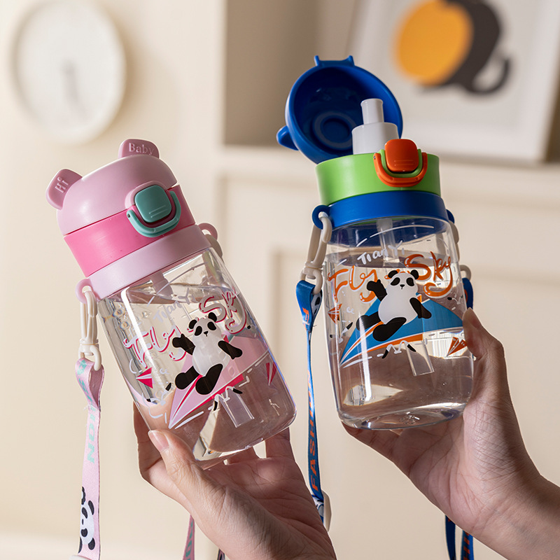 New Children's Water Cup, Straw Cup, Direct Drinking Cup For Babies, Anti-Drop And Portable For Kindergarten Drinking undefined