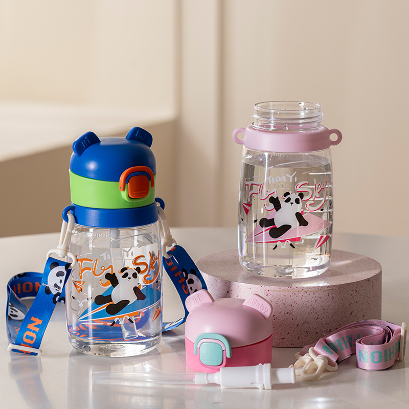 New Children's Water Cup, Straw Cup, Direct Drinking Cup For Babies, Anti-Drop And Portable For Kindergarten Drinking Item Picture