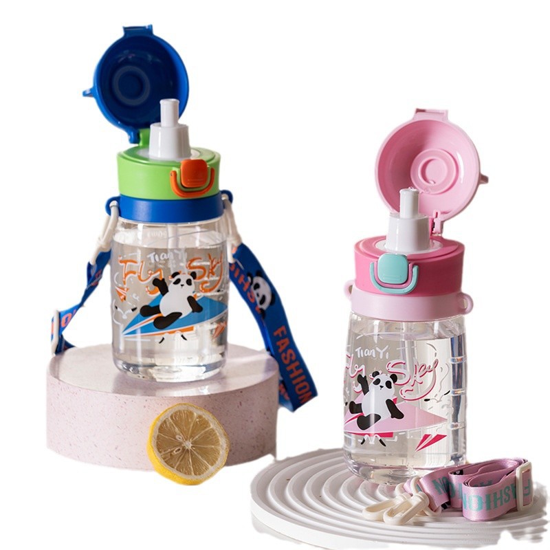 New Children's Water Cup, Straw Cup, Direct Drinking Cup For Babies, Anti-Drop And Portable For Kindergarten Drinking Item Picture