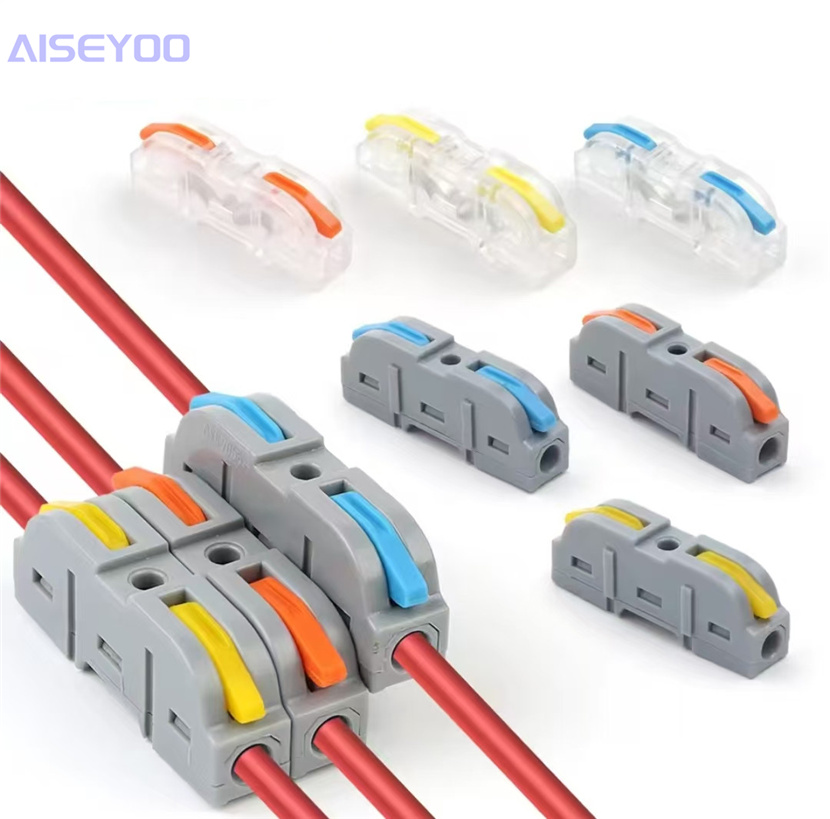 LT-211 Quick terminal block kit, freely spliced one-in-one-out multi-functional pair connector, flexible and hard wire quick connector terminal block