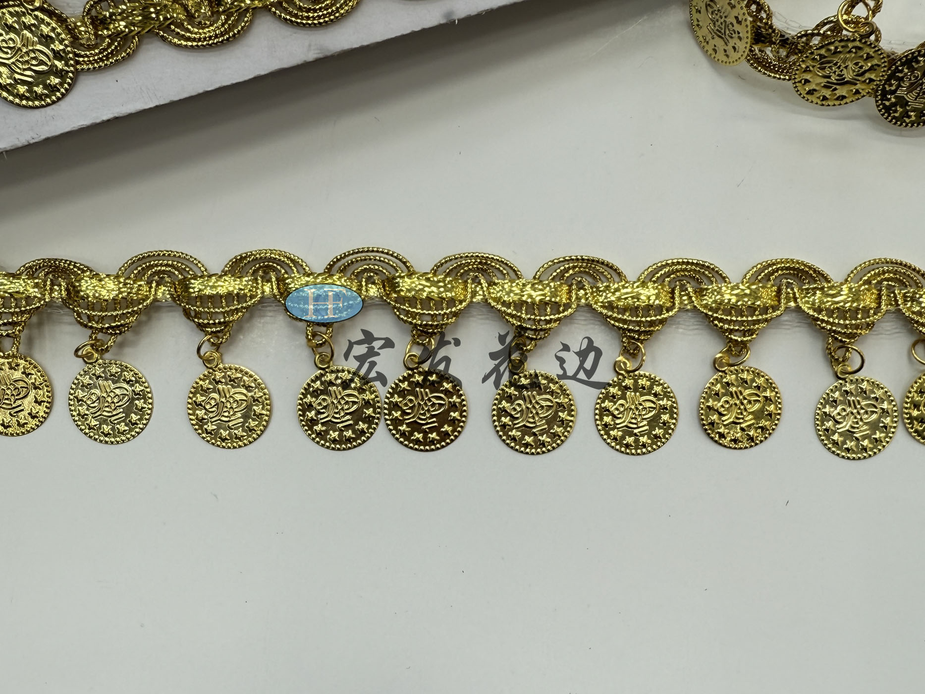 金塔边1.5cm金片 金片多种图案 现货需联系