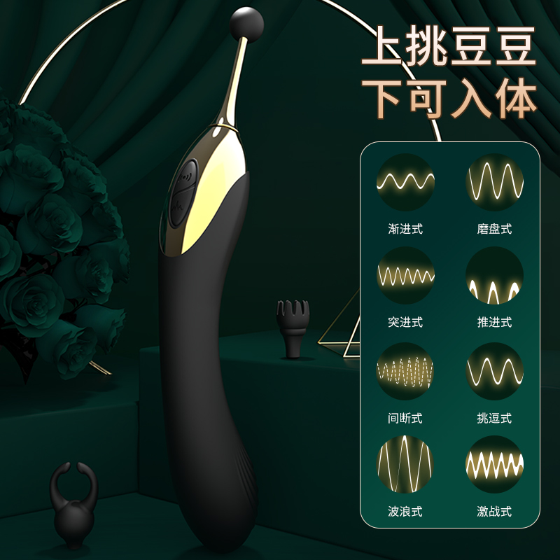跨境情趣用品震动棒女性自慰器情侣情趣道具成人用品细节图