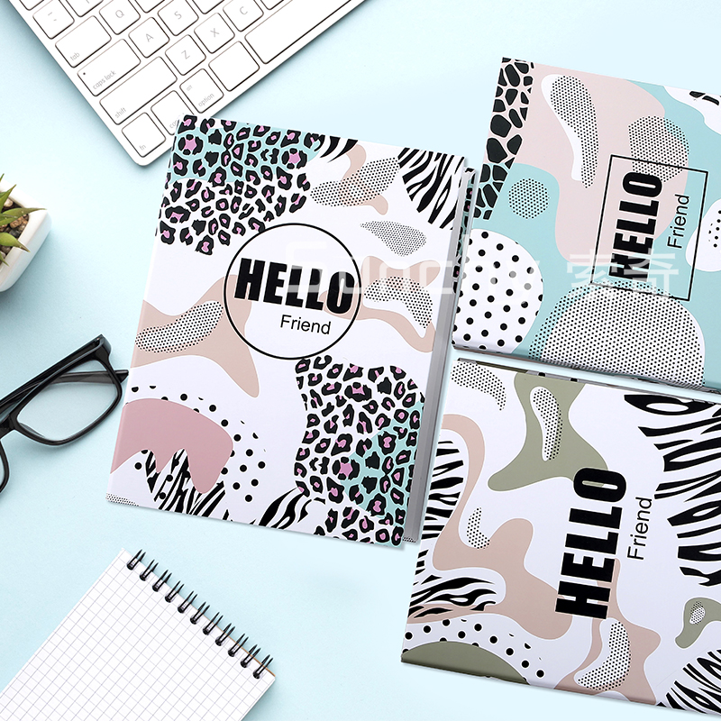 最新纸质抽像A4文件夹2孔/3孔/4孔