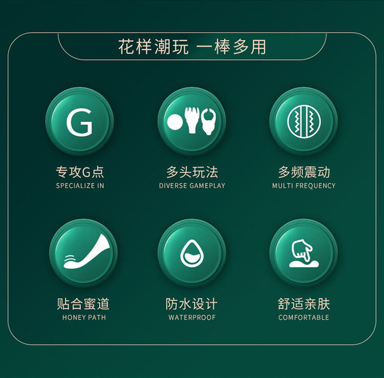跨境情趣用品震动棒女性自慰器情侣情趣道具成人用品详情2