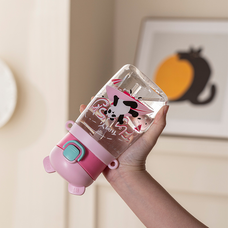 New Children's Water Cup, Straw Cup, Direct Drinking Cup For Babies, Anti-Drop And Portable For Kindergarten Drinking Specification drawing