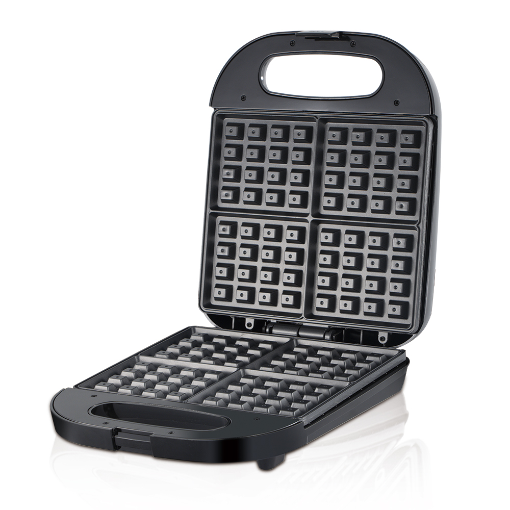 RAF European-style multi-functional electric barbecue grill, household waffle machine, toast and bread machine, 4-slice waffle breakfast machine Specification drawing