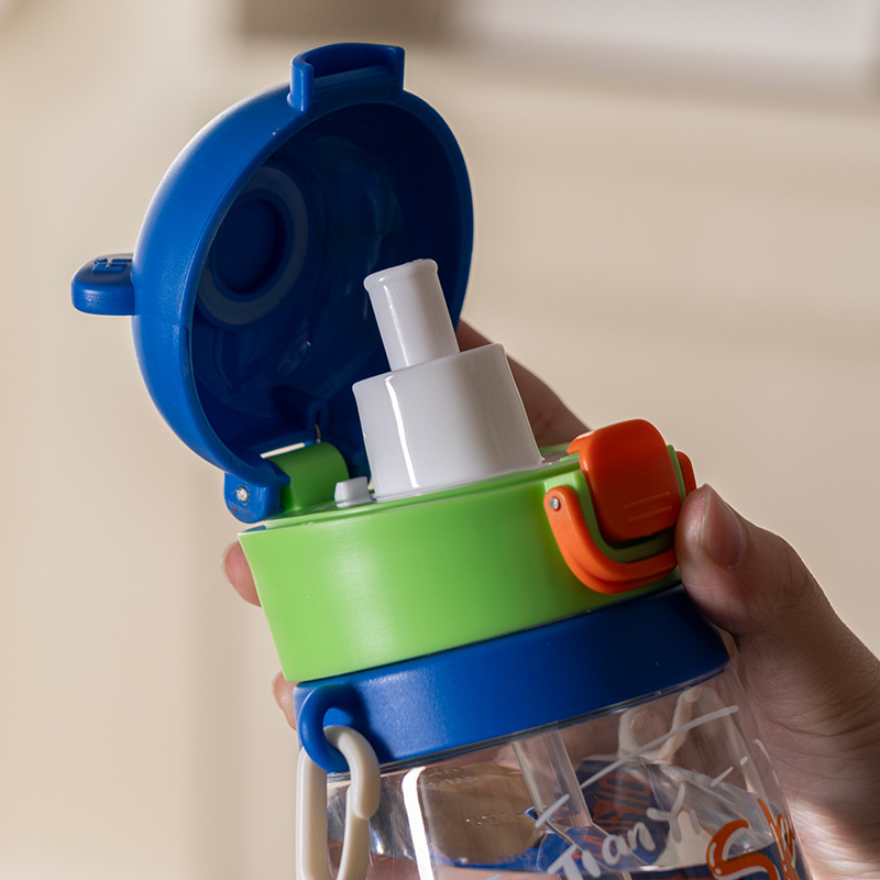 New Children's Water Cup, Straw Cup, Direct Drinking Cup For Babies, Anti-Drop And Portable For Kindergarten Drinking Specification drawing