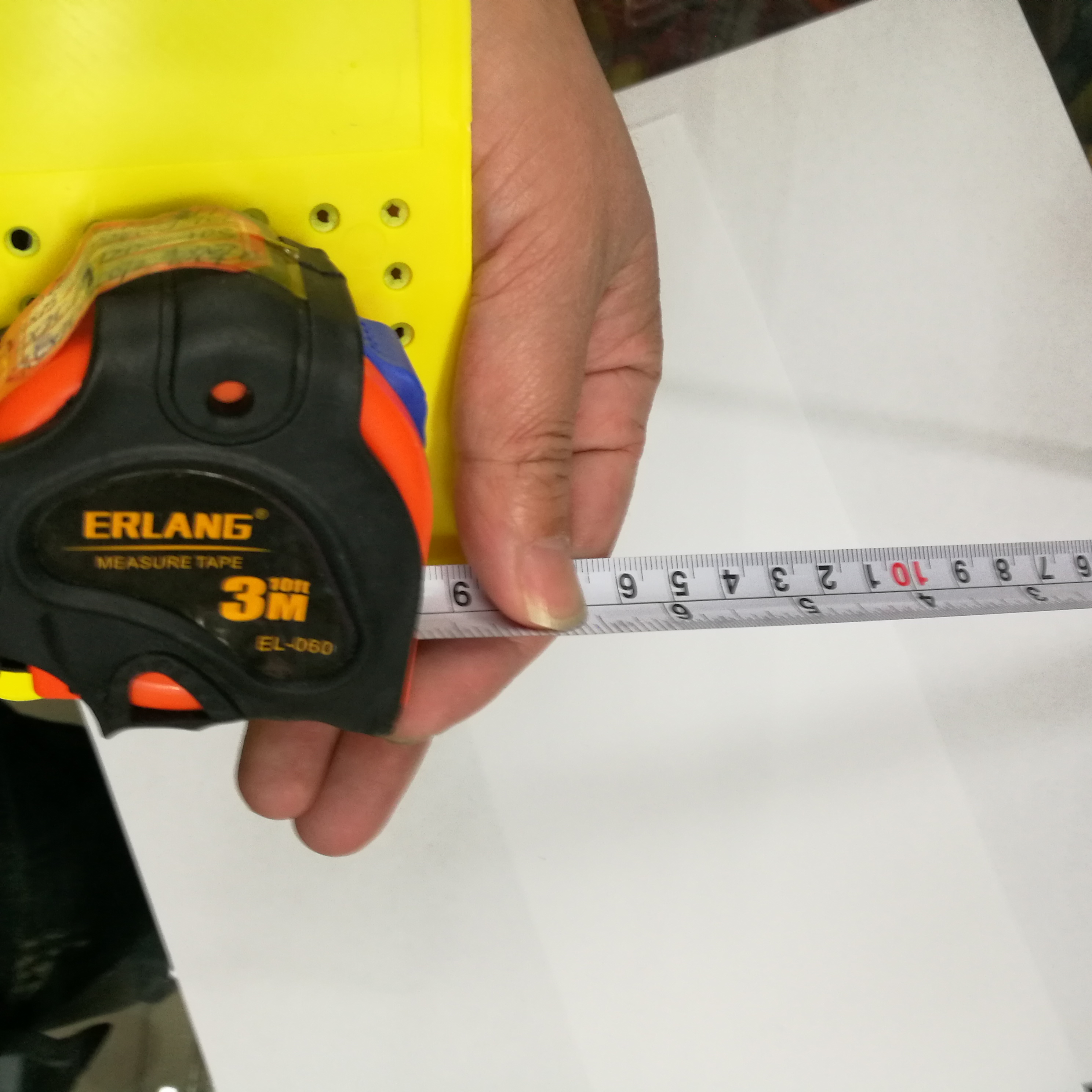 Wholesale of 3-meter yellow ABS shell steel tape measure details Picture