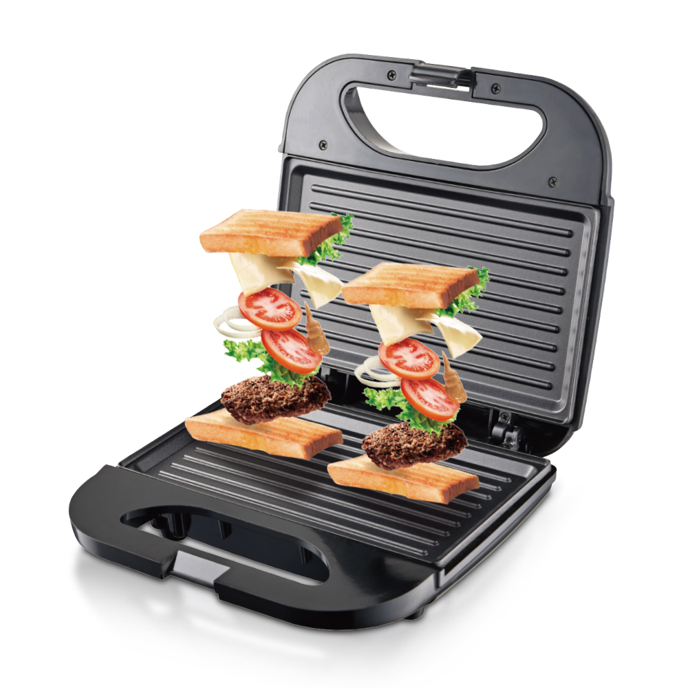 European 750W household multi-functional grilling and frying machine, mini breakfast machine, steak machine, sandwich machine R.261 Application Scenario