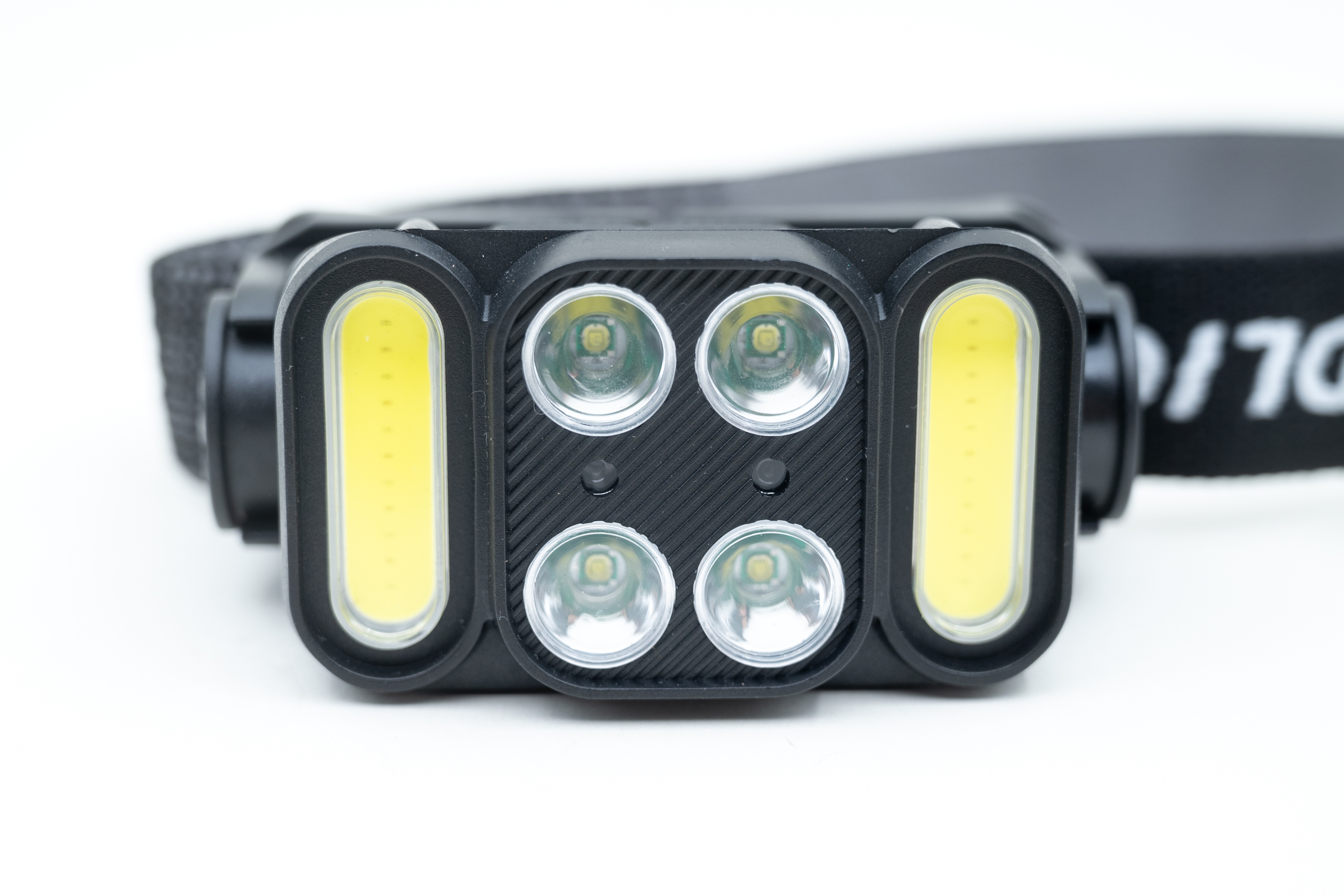 DK-467 and DK-381 multi-functional dual-source high-intensity headlight, hand-waving sensor head-mounted running light, waterproof fishing headlight details Picture