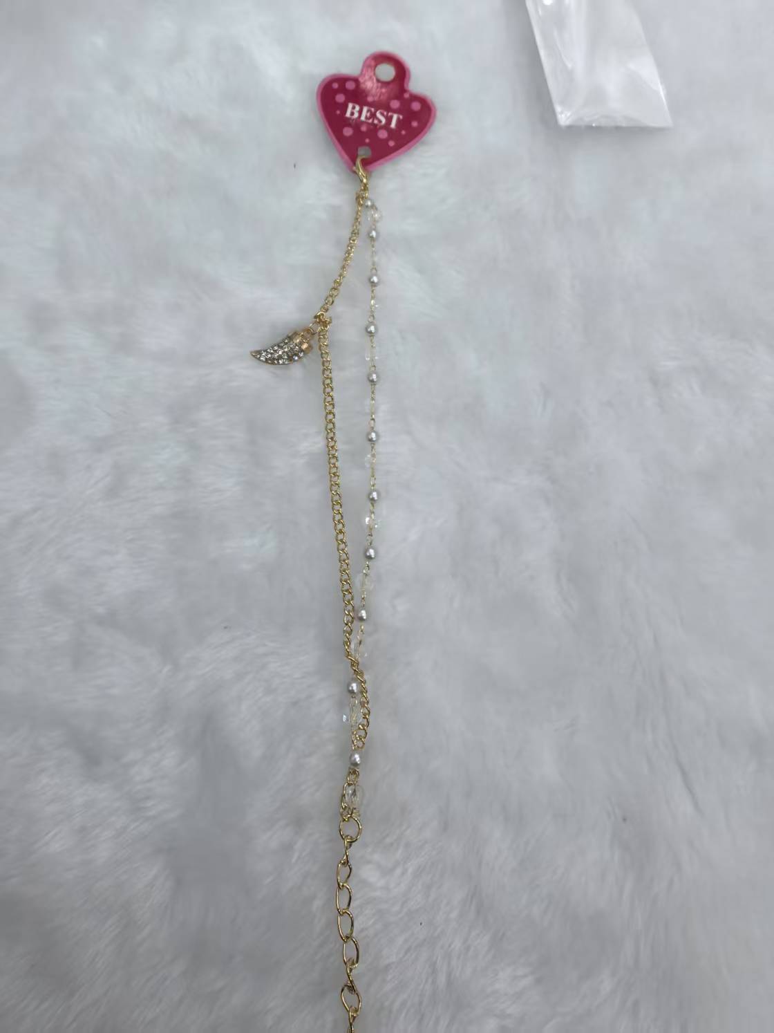 链调手链，合金手链，珍珠辣椒手链细节图