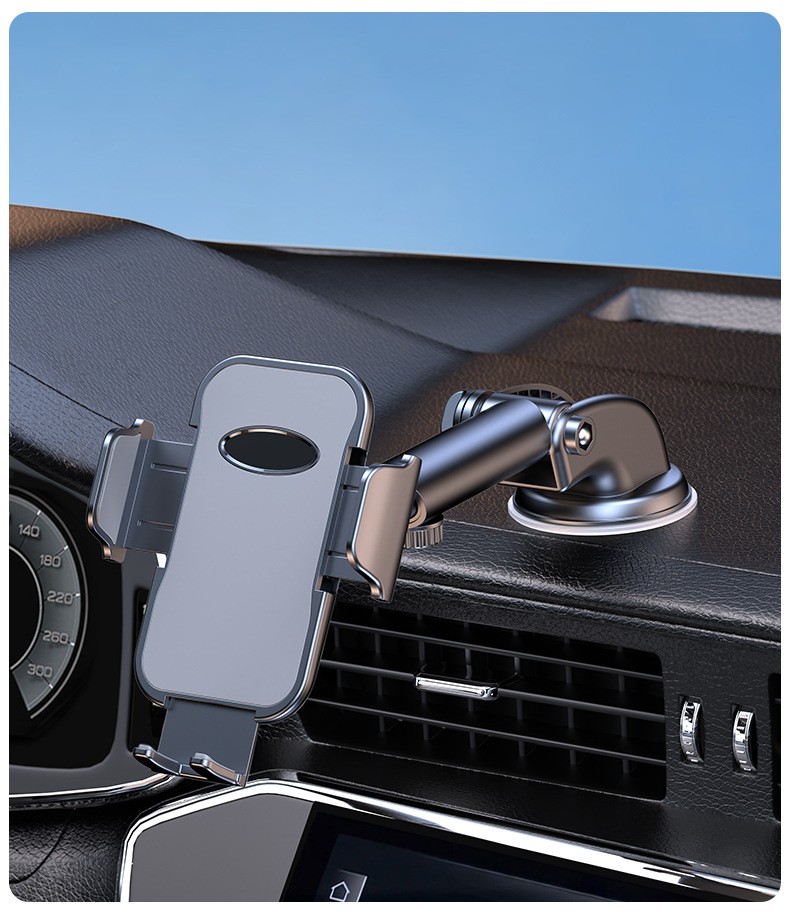 YC16-A、B车载胶底手机支架吸盘塑料手机支架挡风玻璃中控台手机支架出风口手机架详情16