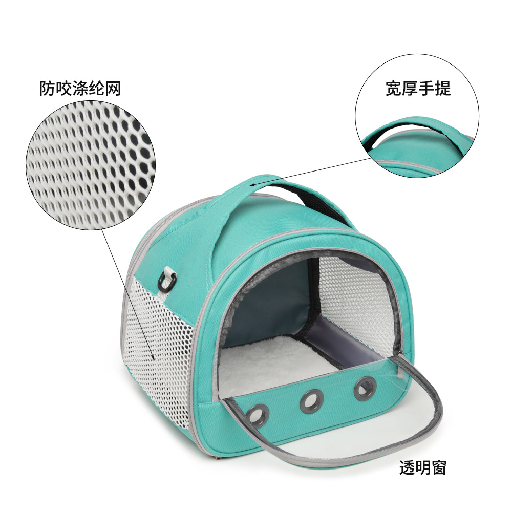T Cross-border best-selling small pet carrying bag for going out: guinea pig, squirrel, parrot, hamster bag, foldable and lightweight pet cage Application Scenario