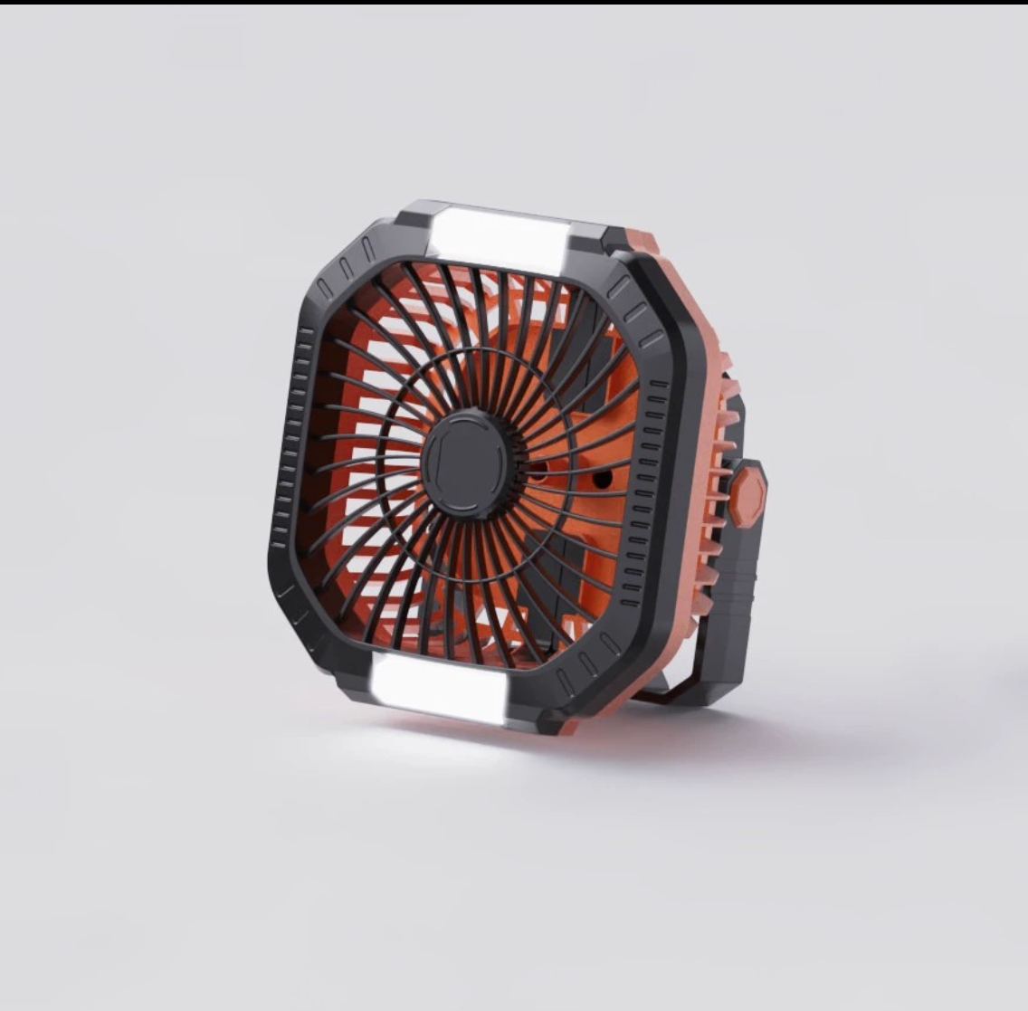 New outdoor camping fan lamp, long-lasting large-capacity mini charging fan, camping multi-functional tent fan, camping fan details Picture