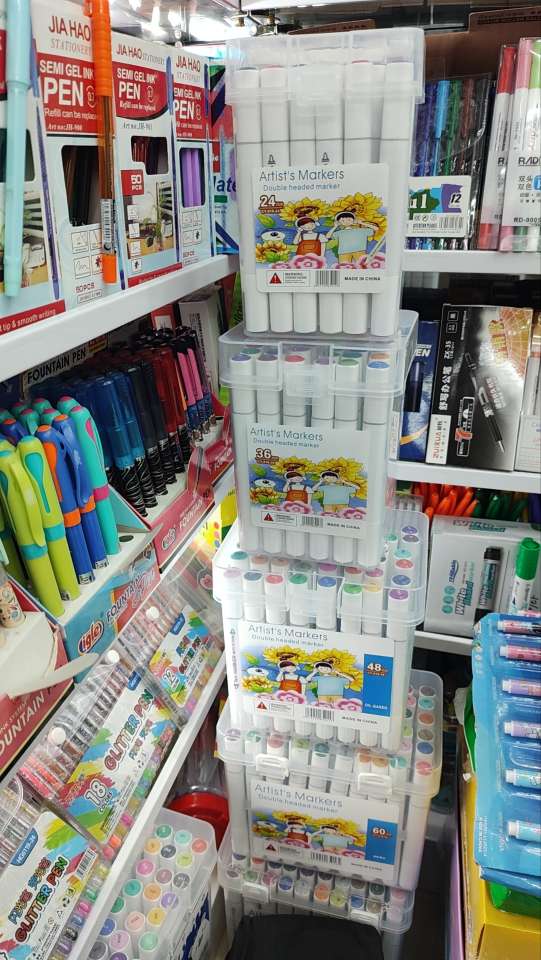 Giorgione Acrylic Marker Essential Office Cultural Writing Tool Double Line Outline Design Double Head Soft Pen Head High Quality Acrylic Ink Marker Specification drawing