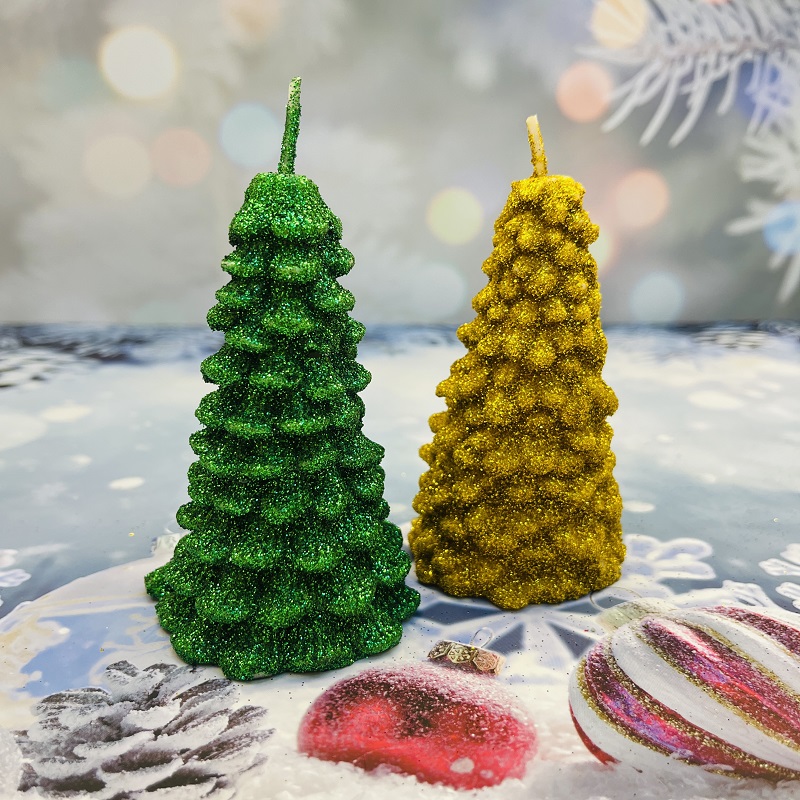 Gold powder Christmas gifts, Christmas tree candles, aromatherapy decorative items, Christmas Eve gifts, souvenirs, Christmas gifts, aromatherapy candles, candles, aromatherapy wax, small candles, aromatherapy soy wax, soy wax candles, aromatherapy candle pic 7