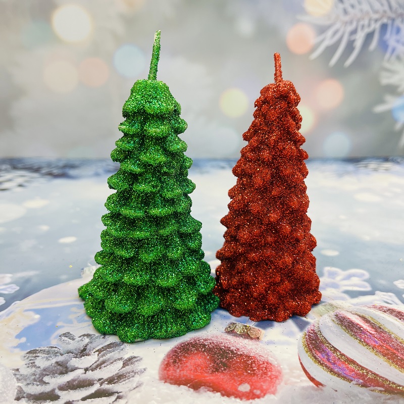 Gold powder Christmas gifts, Christmas tree candles, aromatherapy decorative items, Christmas Eve gifts, souvenirs, Christmas gifts, aromatherapy candles, candles, aromatherapy wax, small candles, aromatherapy soy wax, soy wax candles, aromatherapy candle pic 9