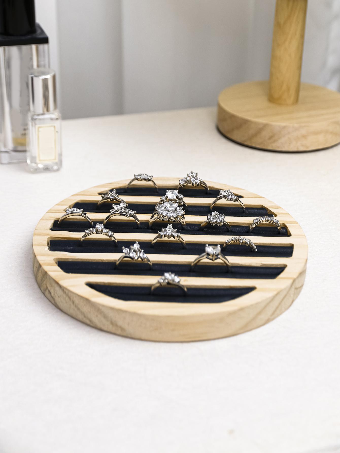 饰品展示架/摆摊/手串盘/眼镜摆架/木质手表盒产品图