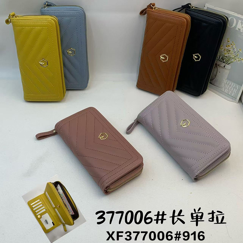 梅方箱包一鼎包业女士钱包零钱卡包长款拉链百搭手抓包钱夹