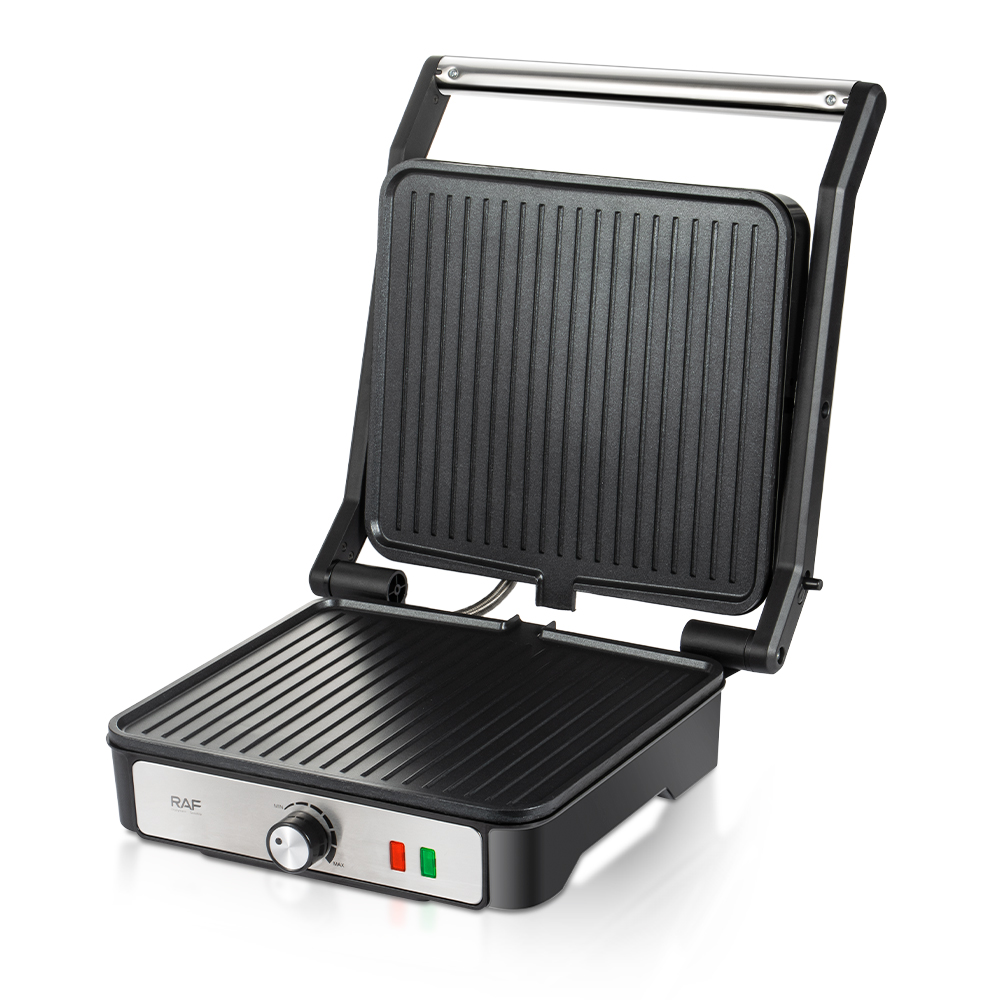 RAF European-standard cross-border household Panini machine, sandwich machine, breakfast machine, steak machine, barbecue pancake machine, hamburger machine Item Picture