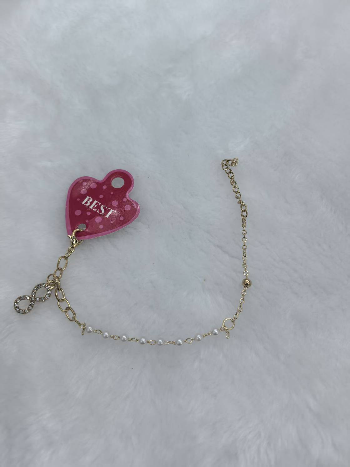 链条脚链，珍珠脚链 ，挂合金脚链产品图